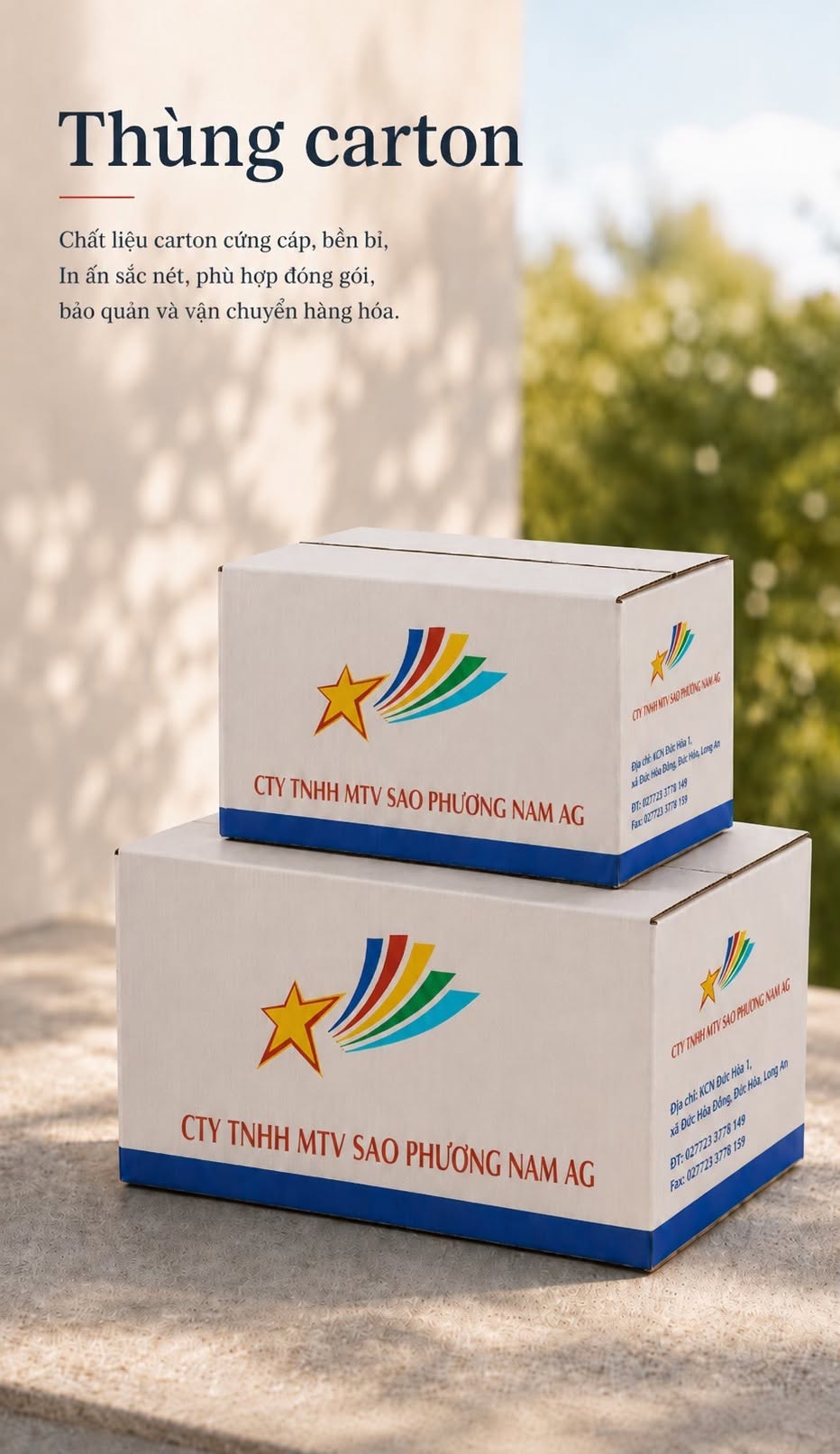 HỘP CARTON 3 LỚP