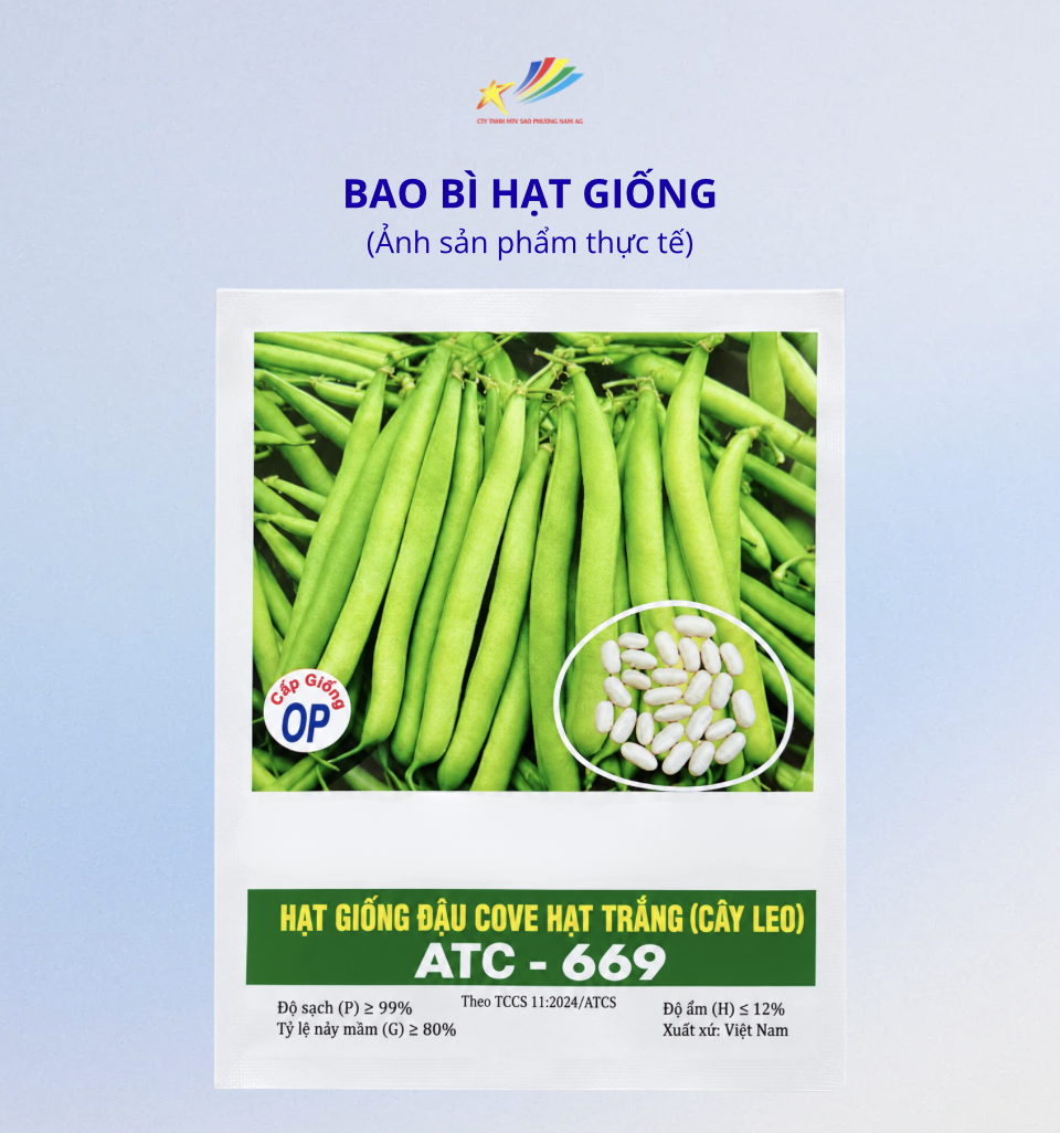 TÚI HAT GIỐNG - BA BIÊN ÉP,  MÀNG MPET